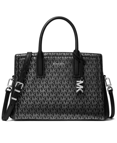 Michael Kors Michael  Laila Small Satchel Bag In Black