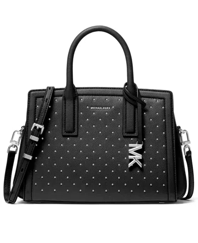 Michael Kors Michael  Laila Small Satchel Bag In Black