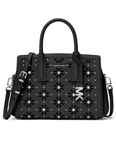 Michael Kors Michael  Laila Small Satchel Bag In Black