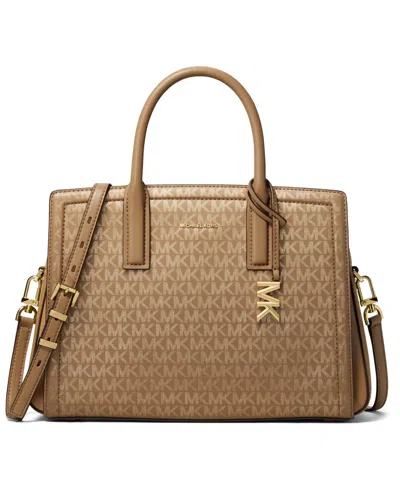Michael Kors Michael  Laila Small Satchel Bag In Brown