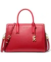 Michael Kors Michael  Laila Small Satchel Bag In Red