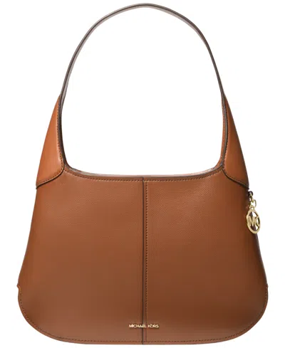 Michael Kors Michael  Large Leather Shoulder Handbag In Brown
