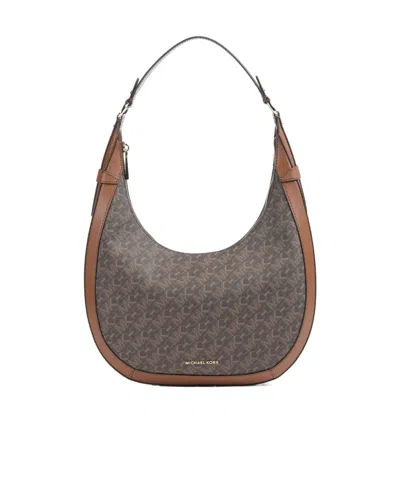 Michael Kors Michael  Large Monogram Tote Bag In Black
