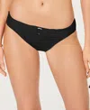 Michael Kors Michael  Logo-ring Bikini Bottoms, Created For Macy's In Black
