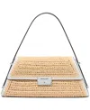 Michael Kors Michael  Ludlow Small Convertible Shoulder Bag In Natural,optic White
