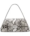 Michael Kors Michael  Ludlow Small Leather Convertible Shoulder Bag In Aluminum