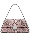 Michael Kors Michael  Ludlow Small Leather Convertible Shoulder Bag In Smokey Rose
