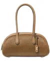 Michael Kors Michael  Lulu Small Handle Calf Hair Satchel Bag In Husk