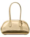 Michael Kors Michael  Lulu Small Handle Satchel In Pale Gold