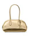 Michael Kors Michael  Lulu Small Handle Satchel In Pale Gold