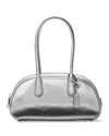 Michael Kors Michael  Lulu Small Handle Satchel In Silver