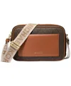 Michael Kors Michael  Maeve East West Pocket Crossbody In Brown,acorn,camel,light Cream