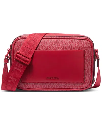 Michael Kors Michael  Maeve East West Pocket Crossbody In Red