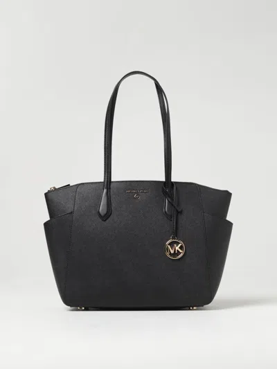 Michael Kors Michael  Marilyn Bag In Saffiano Leather In Black