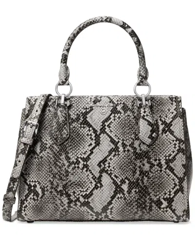 Michael Kors Michael  Marilyn Medium Satchel In Quarry Grey