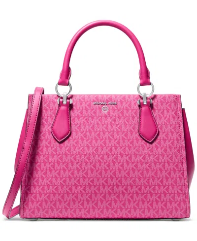 Michael Kors Michael  Marilyn Satchel In Wild Berry