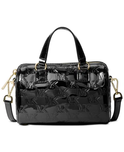 Michael Kors Michael  Mason Small Duffle Crossbody In Black