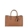 Michael Kors Michael  Md Ew Satchel In Brown
