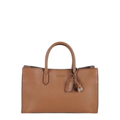 Michael Kors Michael  Md Ew Satchel In Brown
