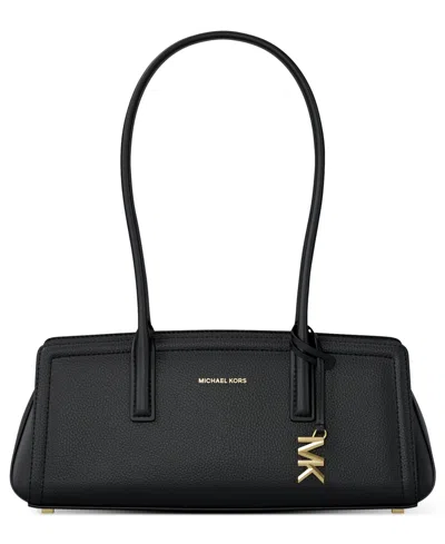 Michael Kors Michael  Medium Shoulder Tote Handbag In Black