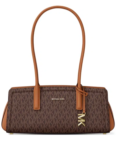Michael Kors Michael  Medium Shoulder Tote Handbag In Brown