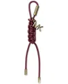 Michael Kors Michael  Met Braided Bag Charm In Gold