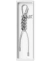 Michael Kors Michael  Met Braided Bag Charm In Silver