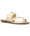 MICHAEL KORS MICHAEL MICHAEL KORS MMK VERA SLIP-ON TOE-RING SLIDE SANDALS