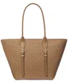 Michael Kors Michael  Moore Extra-large Buckle Tote In Husk