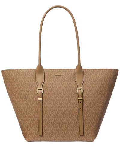Michael Kors Michael  Moore Extra-large Buckle Tote In Husk