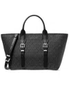 Michael Kors Michael  Moore Medium Satchel In Black