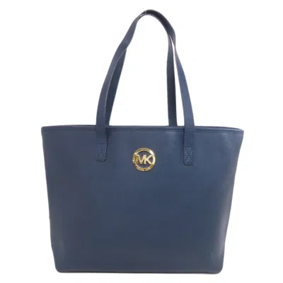 Pre-owned Michael Kors Michael  Navy Pvc Tote Bag ()