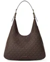 Michael Kors Michael  Nolita Large Hobo Shoulder Bag In Brown