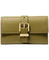 Michael Kors Michael  Nolita Medium Flap Trifold Leather Wallet
