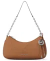 Michael Kors Michael  Nolita Small Chain Pouchette Bag In Brown