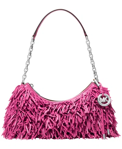 Michael Kors Michael  Nolita Small Chain Pouchette Bag In Pink