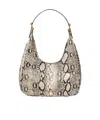 Michael Kors Small Nolita Snakeskin Leather Shoulder Bag In Animal Print