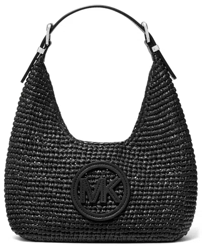 Michael Kors Michael  Nolita Small Hobo Shoulder Bag In Black