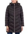 Michael Kors Michael  Women's Hooded Packable Down Puffer Coat, Created For Macy's In Chocolate