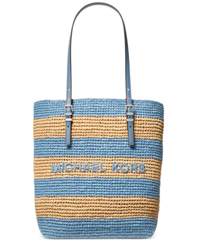 MICHAEL KORS MICHAEL MICHAEL KORS QUINN LARGE NORTH SOUTH WOVEN TOTE