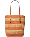 Michael Kors Quinn Large Hand-crocheted Tote Bag In Orange Punch