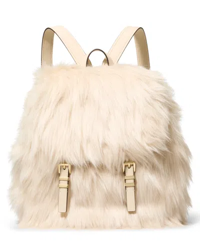 Michael Kors Michael  Quinn Small Flap Backpack In White