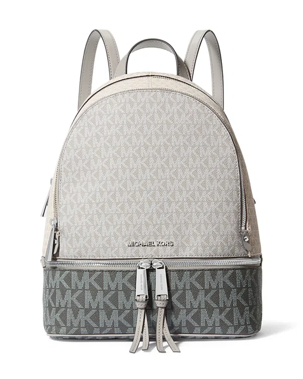 Michael Kors Michael Rhea Large Logo Backpack In Slate Multi  display picture 1