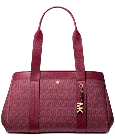 Michael Kors Michael  Romee Large East West Tote Bag In Purple