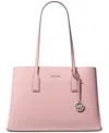 Michael Kors Ruthie Medium Saffiano Leather Tote Bag In Smokey Rose,rose