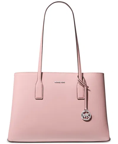 Michael Kors Michael  Ruthie Medium Leather Tote In Smokey Rose,rose