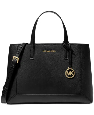 Michael Kors Michael  Sallie Medium Satchel In Black
