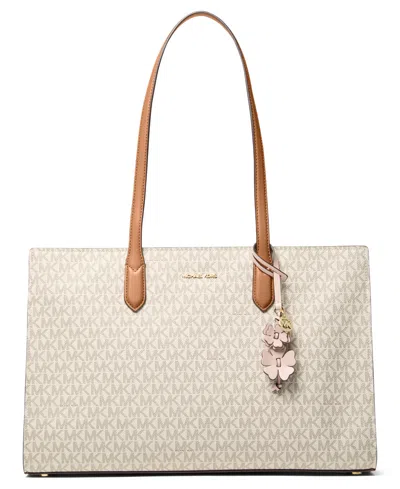 Michael Kors Michael  Scarlett Large East West Top Zip Tote Bag In Multi