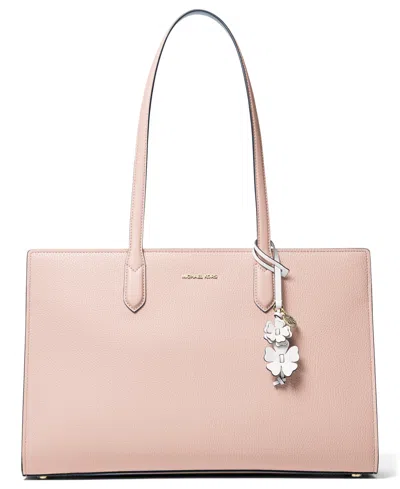 Michael Kors Michael  Scarlett Large East West Top Zip Tote Bag In Pink