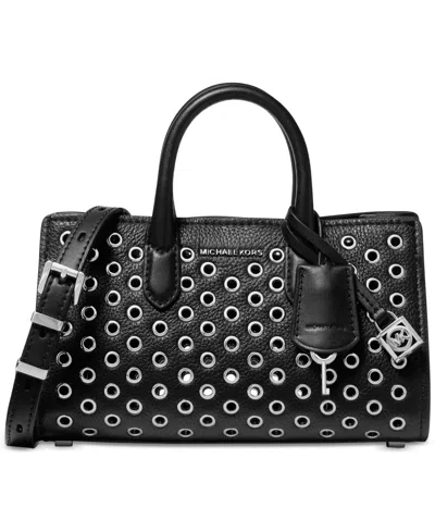 Michael Kors Michael  Scarlett Leather East West Crossbody In Black